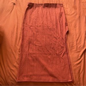 Bodycon Slit Knit Skirt